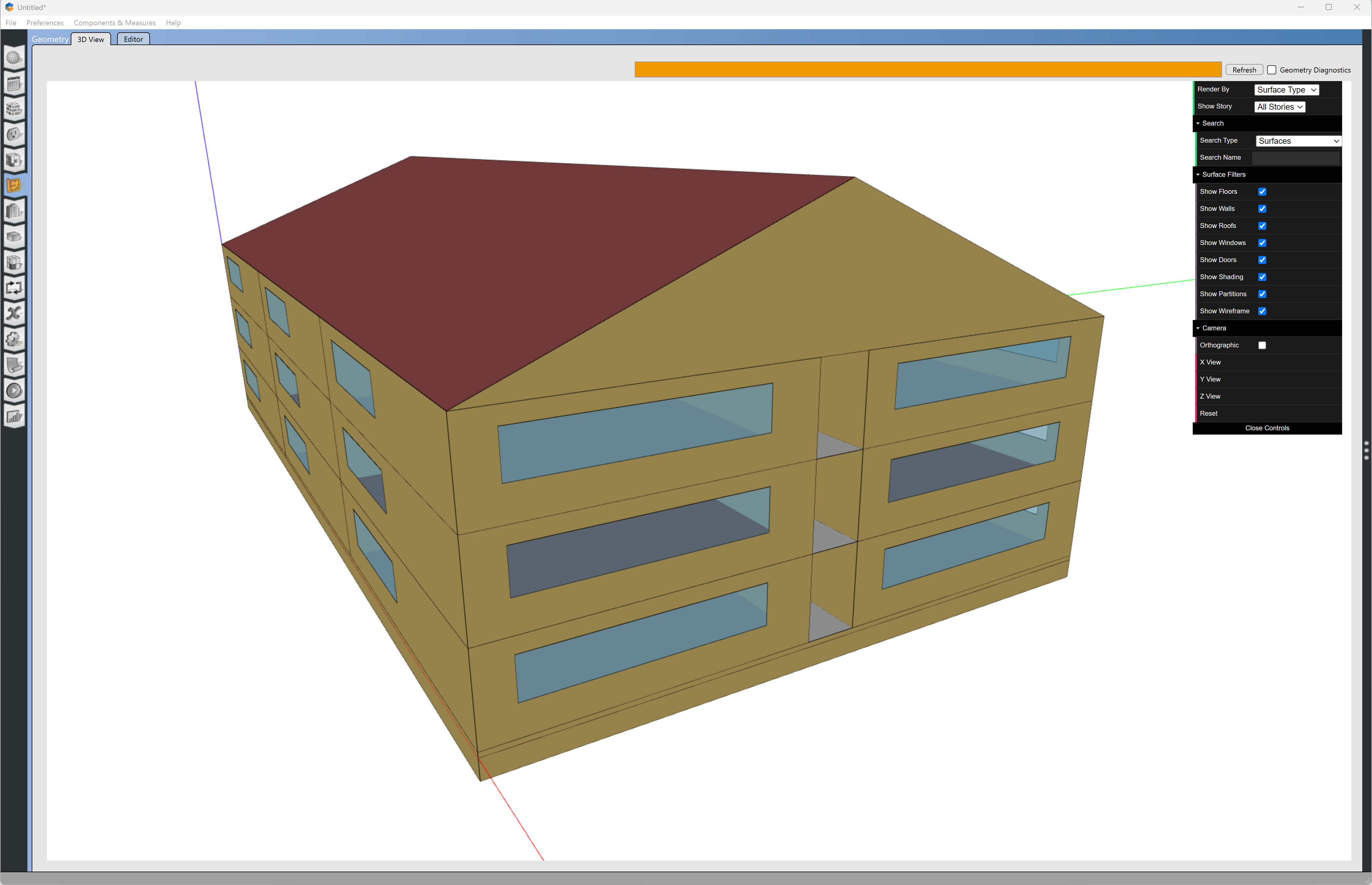 PNNL Multi-family low-rise apartment building with crawlspace